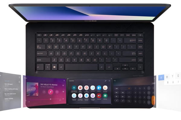 Asus lanza el portátil Zenbook Pro con un panel táctil que funciona como una pantalla secundaria