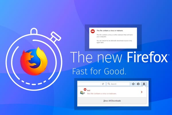 ¿Firefox les miente a los usuarios acerca de los virus en las descargas?