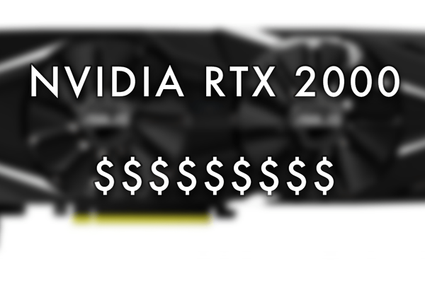 Las nuevas tarjetas gráficas de Nvidia tendrían unos precios elevados