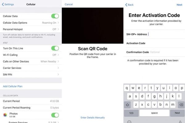 La versión beta 12.1 de iOS activa la eSIM en el iPhone XS y XS Max