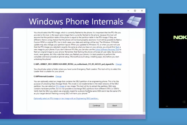 Windows Phone Internals: herramienta para desbloquear el bootloader de los Lumia