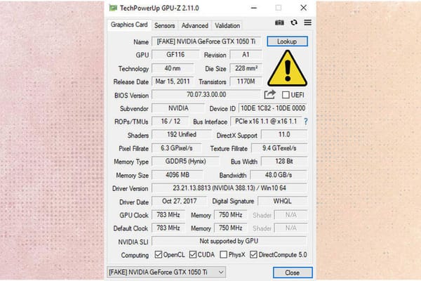 GPU-Z ahora puede detectar tarjetas gráficas NVIDIA falsas