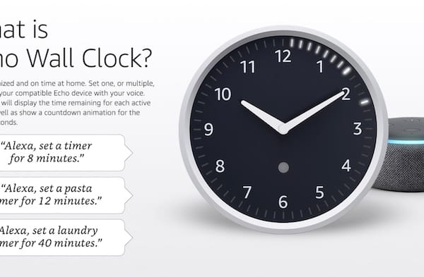 Alexa Wall Clock: el reloj de pared inteligente