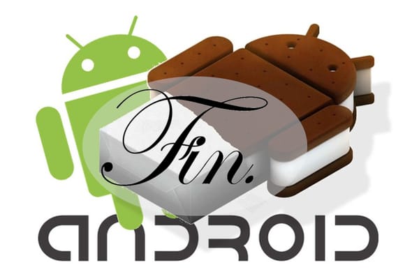 Finalizado el soporte de Android Ice Cream Sandwich (API 14 y 15)