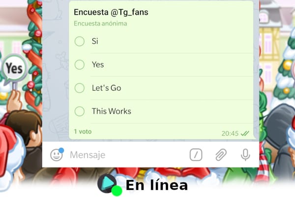 Novedades Telegram: Encuestas nativas, usuarios en línea y más