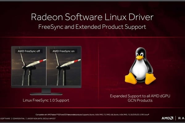 FreeSync/Adaptive-Sync de AMD llegará al Kernek de Linux 4.21
