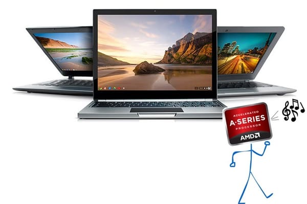 Los procesadores AMD están llegando a los Chromebook