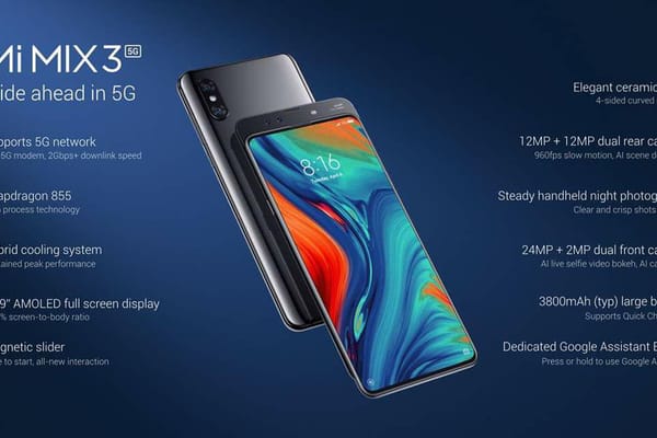 Xiaomi presenta el Mi Mix 3 5G en el MWC 2019