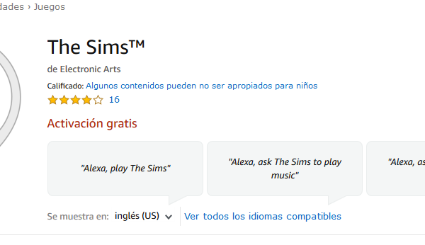 Los Sims llegan a Alexa en forma de Skill