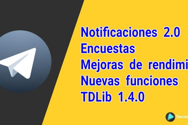 Telegram X: Notificaciones 2.0, encuestas, Filtros de chat, TDLib 1.4.0 y mucho más