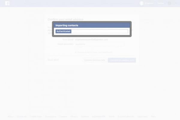 Facebook cargo 1,5 millones de contactos de correo electrónico sin permiso