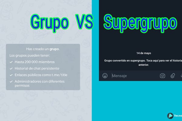 Diferencias entre un Grupo Básico y un Supergrupo en Telegram