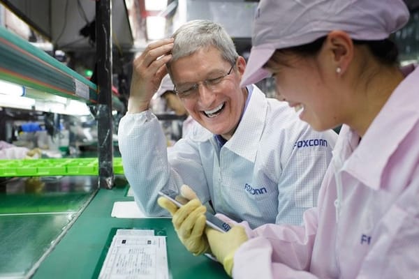 Foxconn puede mover la producción de Apple para EEUU fuera de China