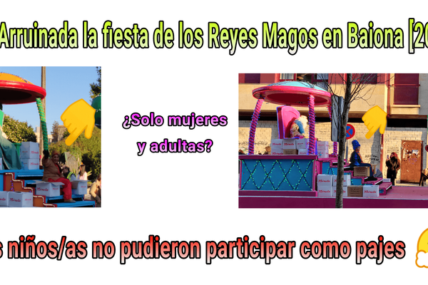 Arruinada la fiesta de los Reyes Magos en Baiona [2020]